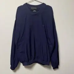 SUNMOUNTAIN SPORTS ネイビー ナイロン プルオーバー 90s