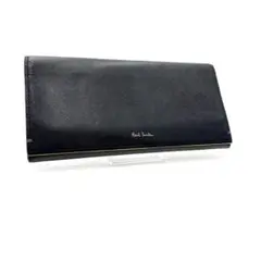 Paul smith ポールスミス　財布　ウォレット　二つ折り　レザー　ブラック