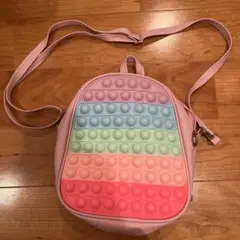 ポップイットデザイン ショルダーバッグ ラベンダー色