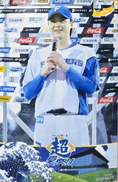 最新❗ファイターズ　#18　山﨑福也　ハイライトフォト　8/5　ヒーロー　新品