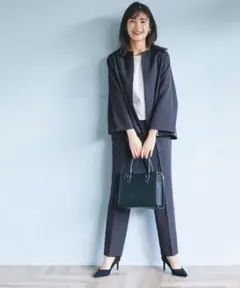 coca 新品　ダブルクロスセットアップスーツ　ネイビー　Lサイズ