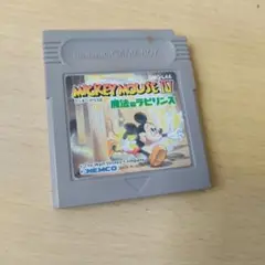 ゲームボーイソフト ミッキーマウス 魔法のラビリンス 動作確認済 tr