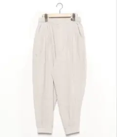 新品　ドゥルカマラ　メンズ　トラックパンツ　生成り