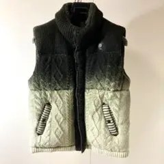 DIESEL グラデーション グース ダウン ベスト Mサイズ