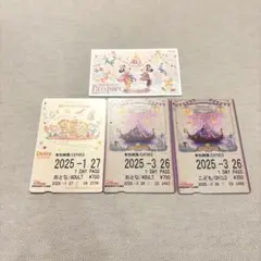 使用済　株主優待パス　リゾラ　ラプンツェル　ワンダフルキッチン　ダッフィー
