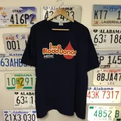 USA古着 I am Blood Donor プリントTシャツ サイズ2XL