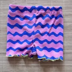 即配送【新品】juo airi しまむらコラボ　ボーダーリブペチパン