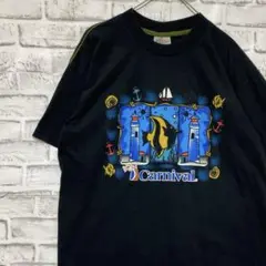 USA製90sヴィンテージTシャツ！シングルステッチ　ブラック半袖古着XL 17
