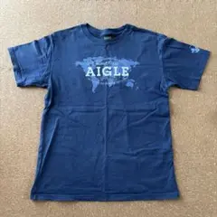 AIGLE 半袖Tシャツ　ネイビー　Sサイズ