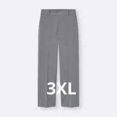 GU ウォッシャブルストレートパンツ サイズ3XL