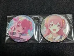 プロセカ　グリッター缶バッジ　愛莉