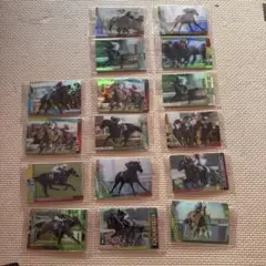 競走馬トレーディングカード　16枚セット
