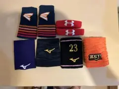 リストバンド 6点セット Mizuno Under Armour ZETT