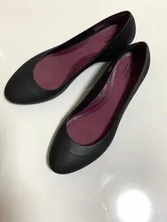 クロックスcrocsリナ ウェッジ コンフォート　 W9 25cmブラック
