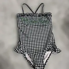 女の子 ギンガムチェック 水着 120