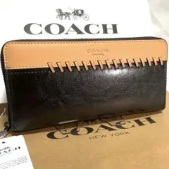 ギフト⭕️ 新作 コーチ 財布 本革 シグネチャー 二つ折り レディスメンズ