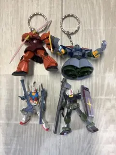 機動戦士ガンダム　ハイクオリティキーホルダー タグ無し4セット