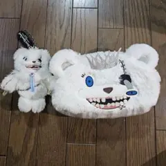 USJ ハミクマ リバーシブルポーチ キーチェーン セット