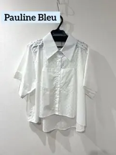 ポリーヌブロー　異素材切替Tシャツ　新品未使用タグ付き 2025年最新】ポリーヌブロー 割引オプション：通常商品 半袖(T