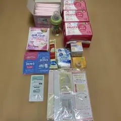ベビーお迎えセット　母乳パッド　オサンパット　哺乳瓶　ベビーローション　ピジョン