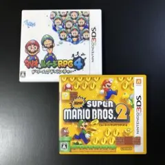 【3DSソフト4本セット】Newスーパーマリオブラザーズ2・ルイージRPG4