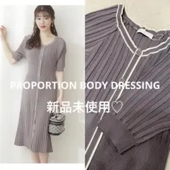 【新品未使用】PROPORTION BODY DRESSING ニットワンピース