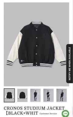 【即完売】CRONOS cronos クロノス　スタジャン CRONOS STADIUM JACKET【CREAM】