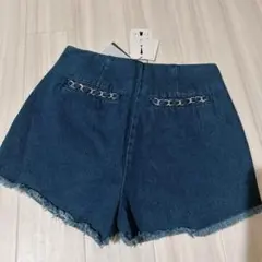 新品未使用　RESEXY リゼクシー　チェーンショートパンツ　Mサイズ