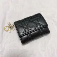 【箱袋保証書付き】ChristianDIOR 三つ折り財布 ディオール DIOR