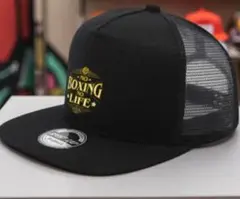 【新品】No Boxing No Life キャップ 帽子 ブラック