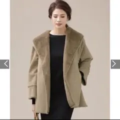 【美品】ナノユニバース フェイクムートンコート