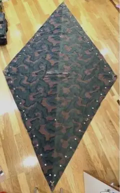 【カモ】ノルウェー軍 軍幕 ポンチョ テント B品