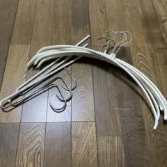 Mawa ホワイトハンガー 10本(上46センチ、7本、下3本）