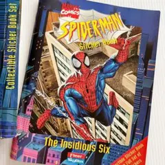 【未使用】スパイダーマン ステッカー ブック シール本 当時物 ヴィンテージ