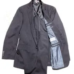 【美品】コナカ×JOHN PEARSEコラボ スーツ ブラック　 Y6