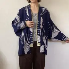 【kimono vintage】着物リメイク カーディガン