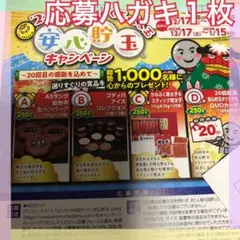 懸賞応募 貯玉キャンペーン応募ハガキ1枚 仙台牛QUOカードGODIVA明太子