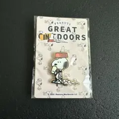 スヌーピー ピンバッジ プラザ限定GREAT INDOORS PEANUTS新品