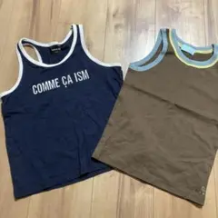 COMME CA ISM グローバルワークノースリーブタンクトップ 130 2枚