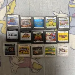 【ジャンク】DS・3DS ソフト15本セット◆動作未確認／まとめ売り11