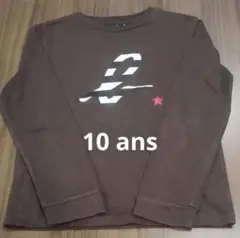 アニエス・ベー　長袖　Tシャツ 10A　ブラウン