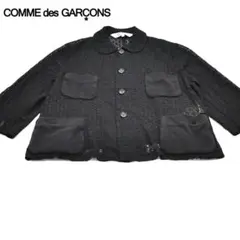 COMME des GARCONS レース ジャケット 丸襟 ブラック