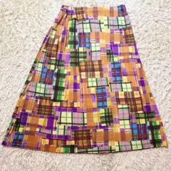 【2009年】極美品 ✨️希少 プリーツプリーズ モザイク チェック スカート