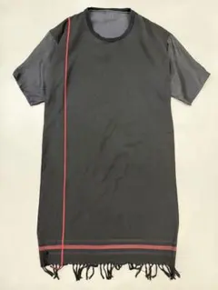 BLESS n°49 フリンジ付き ドッキングTシャツ