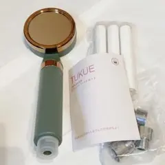 ✨人気商品✨増圧シャワーヘッド 2層ろ過 脱塩素 取り替え用 グリーン