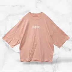 【ユニクロUT】VERDYコラボ 半袖コットンTシャツ ピンク 綿100%(M)