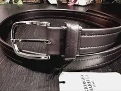 値引き中♡Giorgio Marelli ブラウン レザーベルト 新品未使用