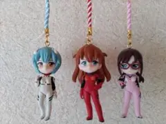 エヴァンゲリオン フィギュア プリモスタイル ストラップ 3体セット