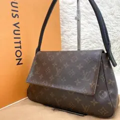 ルイヴィトン ミニルーピング モノグラム PVC レザー ワンショルダー ハンド