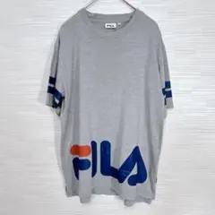 訳あり★FILA Tシャツ M グレイ　レーヨン混　迅速配送